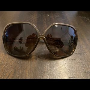 Diane Von Furstenberg brown sunglasses